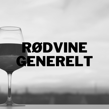 Rødvine - Generelt