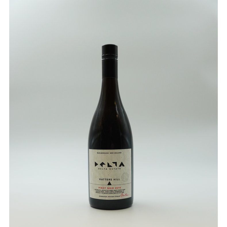 Pinot Noir, Hatters Hill, Marlborough, Delta Estate, 2018