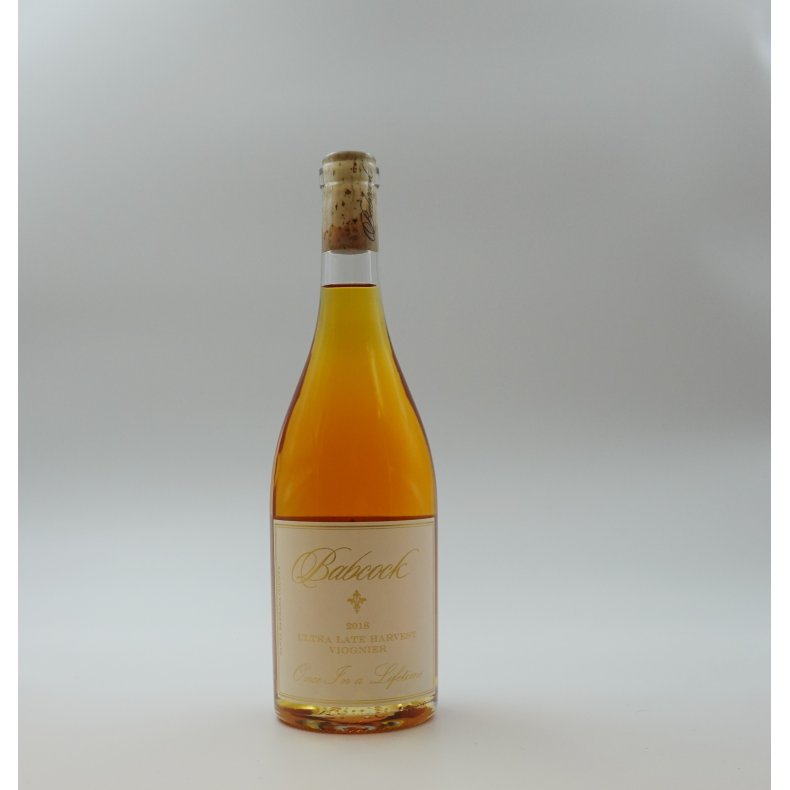 Viognier. Ultra Late Harvest, Santa Barbara County, Babcock, 2018