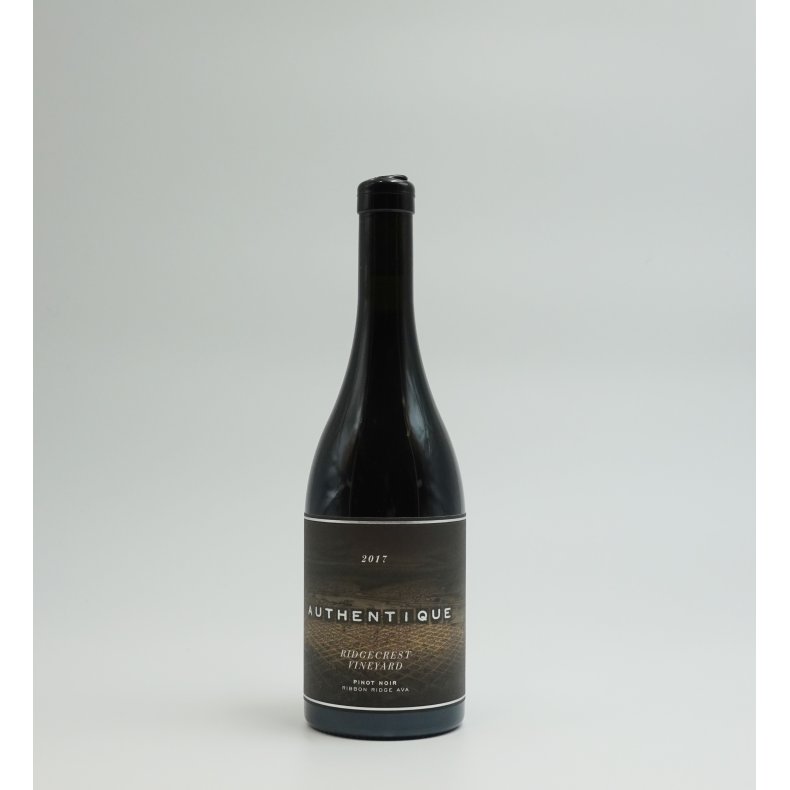 Pinot Noir, Ridgecrest Vineyard, Ribbon Ridge, Authentique, 2017