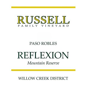 18 Fl. Reflexion., Paso Robles, Russell, 2018 + Gratis Reflexion Magnum-Flaske