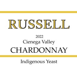 Chardonnay, Cienega Valley, Russell, 2022