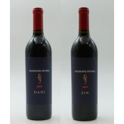 (TILBUD B) - 24 Flasker: 12 Fl. Dani + 12 Fl. Zin, Passione Divina/Russell, 2019 - SPAR 55%
