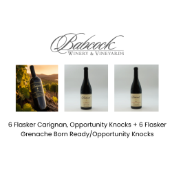 (TILBUD 2) - 12 Flasker: 6 Fl. Carignan, Opportunity Knocks, Santa Barbara County, 2022 + 6 Fl. Grenache Opportunity Knocks, Spanish Springs Vineyard, Santa Barbara County, 2018 - SPAR 60%
