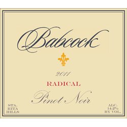Pinot Noir, Radical, Santa Rita Hills, Santa Barbara, Babcock, 2017