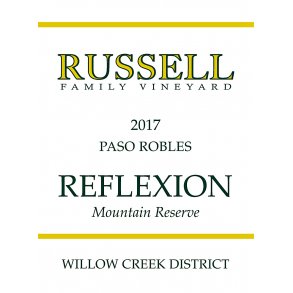 Reflexion, Willow Creek, Paso Robles, Russell Family Vineyard, 2018 - Magnum