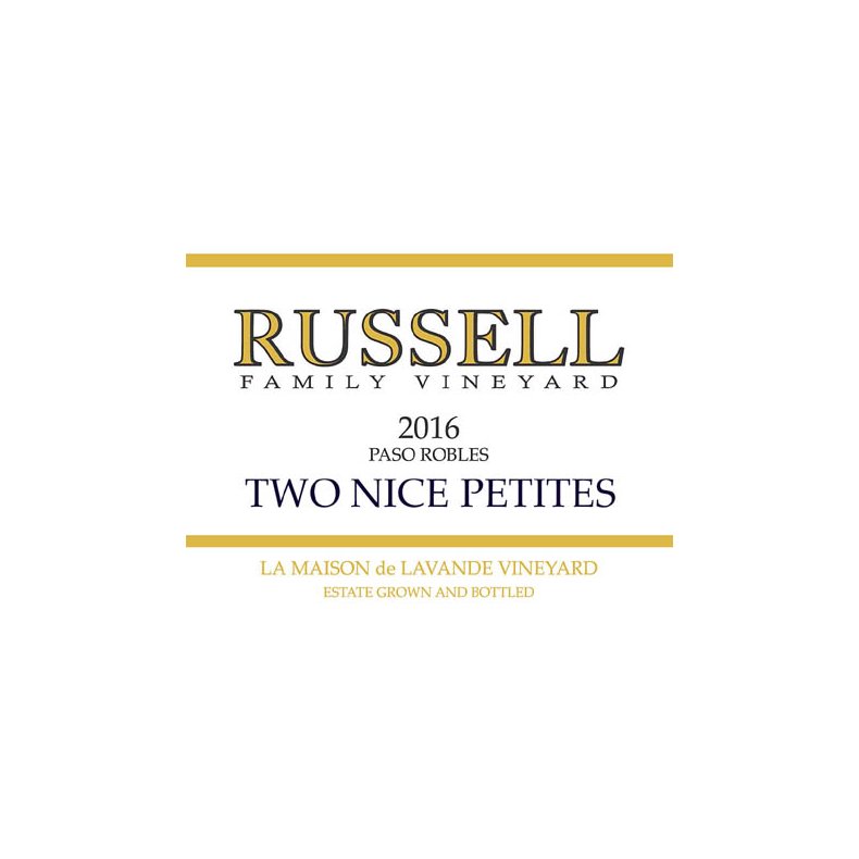 Two Nice Petites, Paso Robles, Russell, 2018-REST