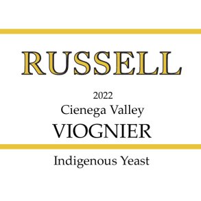 Viognier, Cienega Valley, Russell, 2022